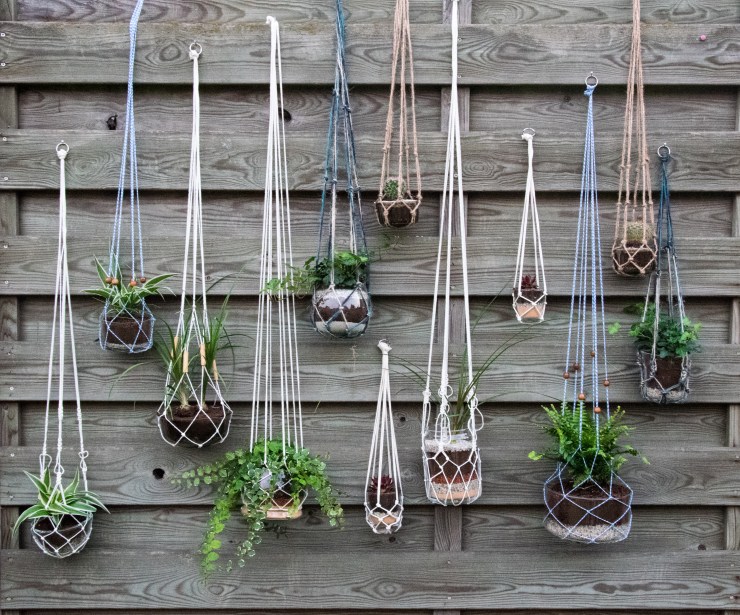 Macrame - plantenhangers - 05052017 ---4